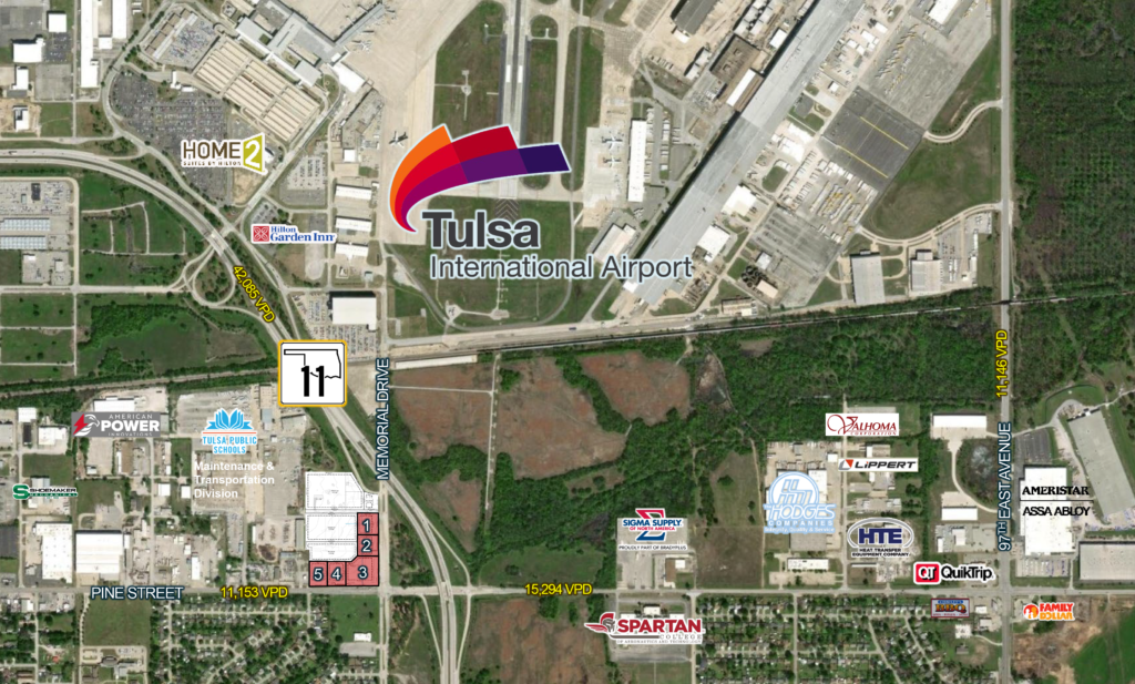 Memorial Drive & Pine Street-TULSA